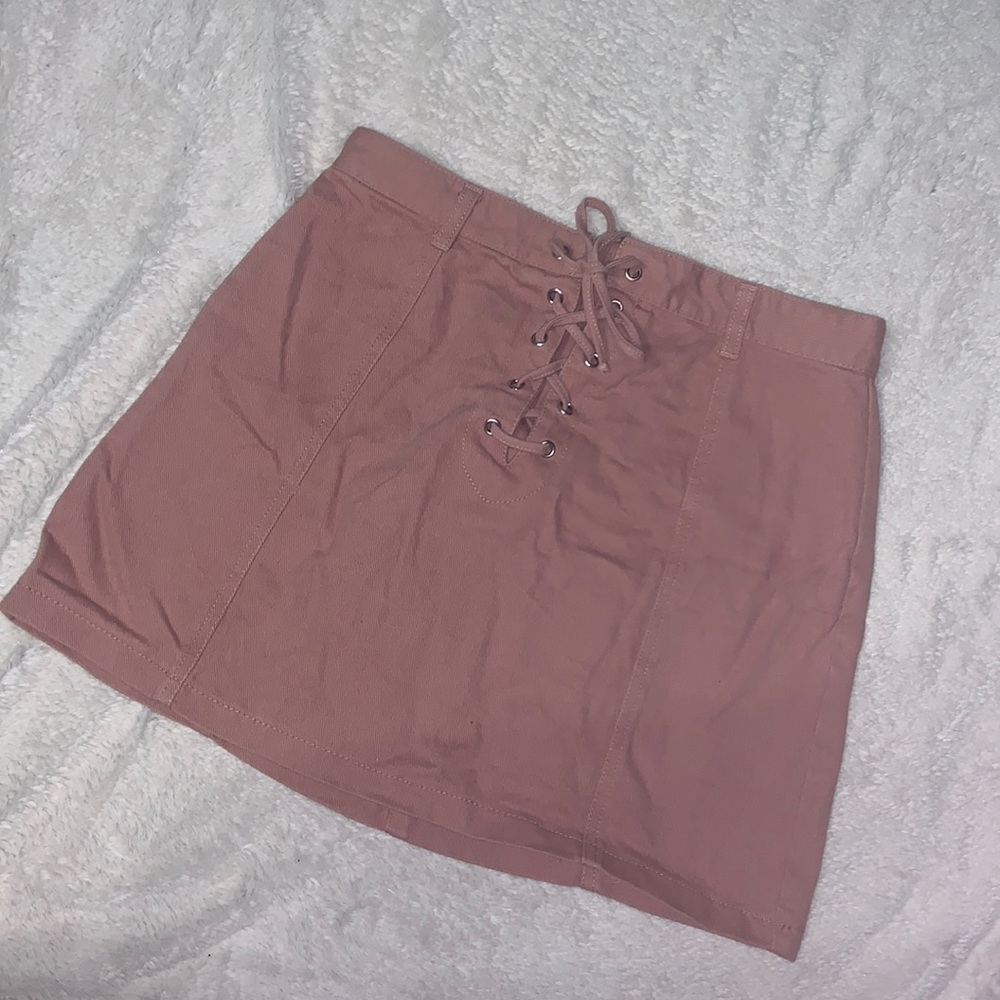 Forever 21 Lace-up Skirt